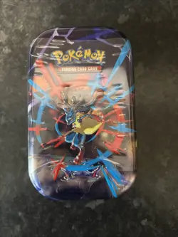 Pokemon TCG Mega Evolutions Heroes Mini Tin - Mega Lucario - Factory Sealed - Image 1
