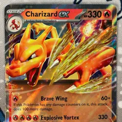 Charizard ex SVP161 Black Star Promo Holo Scarlet & Violet Pokemon Card 2024 NM - Image 2