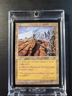 MTG: Wasteland Tempest 1997 Card Regular Magic The Gathering - Image 1