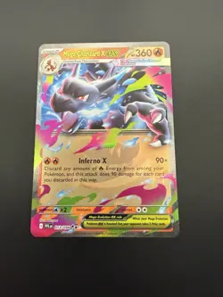 Mega Charizard X EX 013/094 | Phantasmal Flames | Double Rare Pokemon Card | NM - Image 1