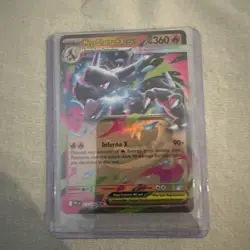 Mega Charizard X EX 013/094 Phantasmal Flames Double Rare Pokemon TCG Card - Image 1