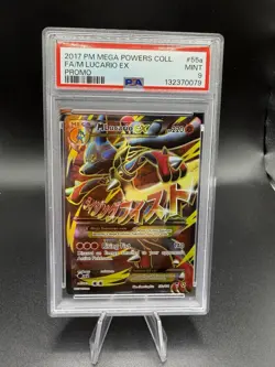 Pokemon M Lucario EX Full Art 55a/111 XY Promo English PSA 9 - Image 1