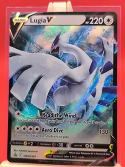 Lugia V SWSH301 Sword & Shield Ultra Rare Holo Promo Pokemon Card * New * - Image 1