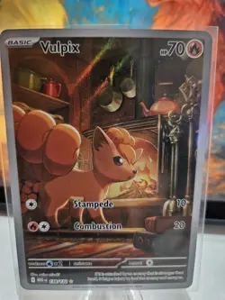 Vulpix 138/132 Illustration Rare Mega Evolution Pokemon TCG Near Mint English NM - Image 3