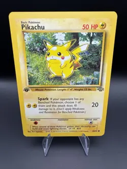Pikachu 60/64 Pokemon 1st Edition Jungle WOTC Vintage 1999 - Image 5