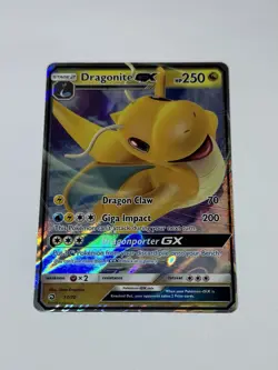 Dragonite GX - 37/70 - Ultra Rare Sun & Moon: Dragon Majesty Pokemon Card NM/M - Image 1