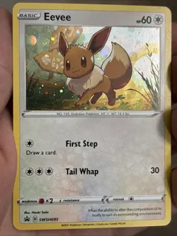 Eevee SWSH095 SWSH: Sword & Shield Promo Cards Holo - Image 1