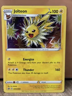Jolteon SWSH094 SWSH: Sword & Shield Promo Cards Holo - Image 1