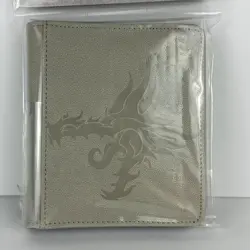 Dragon Shield Card Codex 80 Ashen White Side Load Pages New - Image 2