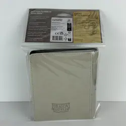 Dragon Shield Card Codex 80 Ashen White Side Load Pages New - Image 3