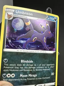 Pokemon Umbreon Cosmos Holo Rare Black Star Promo SWSH129 Sword & Shield Card - Image 5