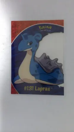 2000 Pokemon Topps TV Animation Clear Card Lapras #131 MP - Image 1