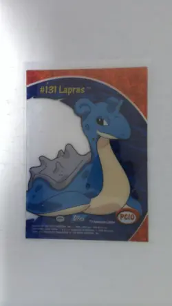 2000 Pokemon Topps TV Animation Clear Card Lapras #131 MP - Image 2