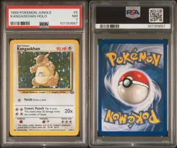 1999 Pokemon Jungle #5 Kangaskhan Holo Unlimited 5/64 PSA 7 NM - Image 3