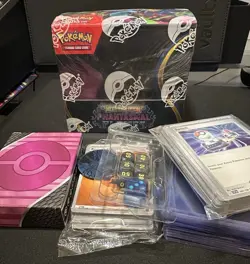 Pokemon Phantasmal Flames Booster Box SEALED (36 Packs) + Top Loaders & Extras - Image 1