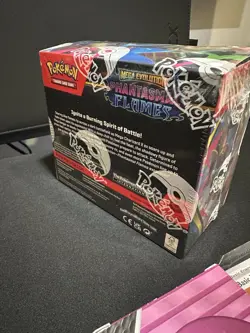 Pokemon Phantasmal Flames Booster Box SEALED (36 Packs) + Top Loaders & Extras - Image 2