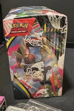 Pokemon Phantasmal Flames Booster Box SEALED (36 Packs) + Top Loaders & Extras - Image 3
