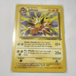 JOLTEON #20/64 - Jungle Set Rare - 70HP Unlimited Regular - WOTC Pokemon Card - Image 1