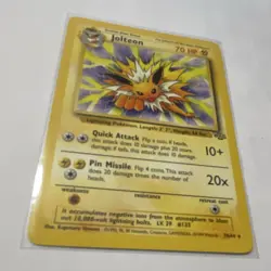 JOLTEON #20/64 - Jungle Set Rare - 70HP Unlimited Regular - WOTC Pokemon Card - Image 2
