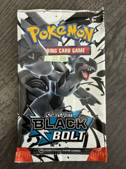Heavy 22.88! Pokemon TCG SV 10.5 Black Bolt Booster Pack Sealed! Demi-God PackU! - Image 3