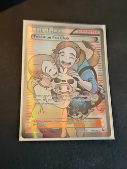 Pokemon Fan Club Full Art 106/106 Pokemon TCG XY Flashfire - Image 1