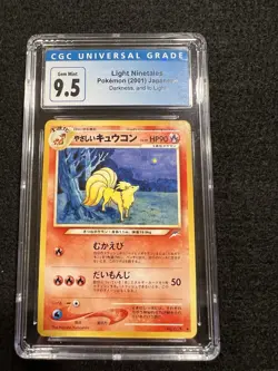 Pokemon Light Ninetales #38 from Japanese Neo Destiny in a CGC 9.5 (now a 10)! - Image 1