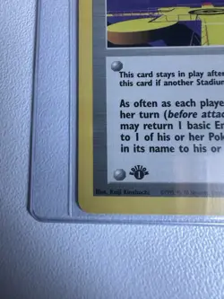 Saffron City Gym 1st Edition Gym Challenge 122/132 WOTC Vintage Pokemon - Image 2