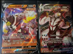 Pokemon TCG Single Strike Urshifu V 85/163 AND V Max 86/163 - Image 1