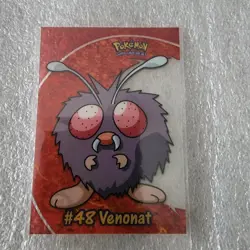 TOPPS 1999 POKEMON 1ST PRINT TV ANIMATION EDITION SERIES 1 VENONAT #48 TRADING C - Image 1
