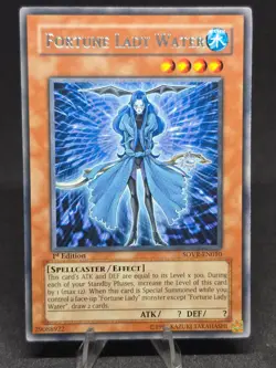 Yu-Gi-Oh! Fortune Lady Water SOVR-EN010 Stardust Overdrive 1st Edition Rare NM - Image 1