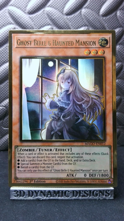 | Yugioh Ghost Belle Haunted Mansion MAGO-EN012 1st Maximum Gold NM 🔥 | - Image 1