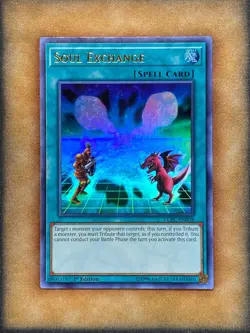 Yugioh Soul Exchange LCKC-EN038 Ultra Rare 1st Ed NM - Image 1