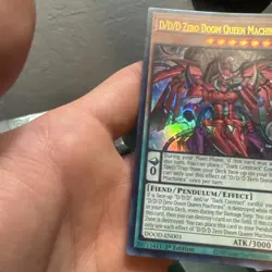 Yu-Gi-Oh! D/D/D Zero Doom Queen Machinex 1st ED. Ultra Rare! #DOOD-EN003 - NM/M - Image 3