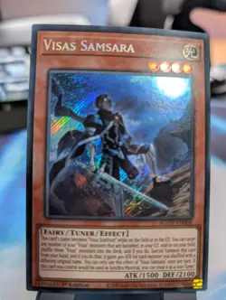 YuGiOh! Visas Samsara AGOV-EN004 Secret Rare 1st Ed - Image 1