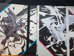 Pokemon Black Bolt/White Flare Binders - 1 of Each (2 Total) - Brand New - Image 1