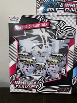 Pokemon TCG Black Bolt & White Flare Binder Collection Sealed + Victini Set - Image 2