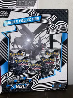 Pokemon TCG Black Bolt & White Flare Binder Collection Sealed + Victini Set - Image 3