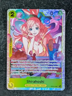 2025 One Piece SHIRAHOSHI #OP12-102 Legacy Of The Master Super Rare English - Image 1