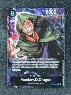 2025 One Piece MONKEY D. DRAGON OP12-094 Legacy Of The Master Alt Art SR English - Image 1