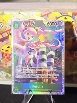 One Piece OP14-033 Perona SR OP14 The Azure Sea's Seven Foil English NM #1 - Image 1