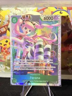 One Piece OP14-033 Perona SR OP14 The Azure Sea's Seven Foil English NM #5 - Image 1