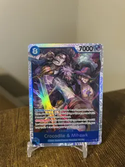 Crocodile & Mihawk ST25-003 SR - Starter Deck 25: BLUE Buggy Foil One Piece - Image 1
