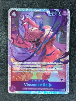 2025 One Piece VINSMOKE REIJU #OP12-063 Legacy Of The Master Super Rare English - Image 1