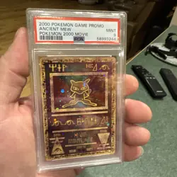 Ancient Mew Pokemon TCG 2000 Movie Promo Card PSA 9 Mint Condition - Image 1