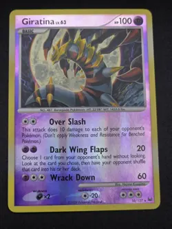 Pokemon TCG 2009 Giratina 10/127 Platinum Reverse Holo - Image 1