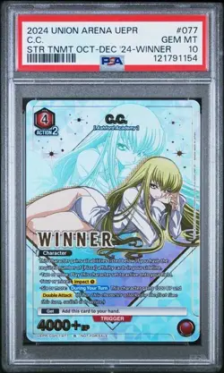 PSA 10 2024 Union Arena TCG C.C. Winner STR TMNT UEPR/CGH-1-077 - Image 1