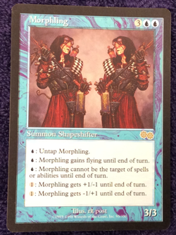 MORPHLING 1998 URZA'S SAGA MTG Unplayed Near mint to Mint - Image 1
