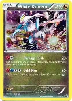 White Kyurem - BW59 - Pokemon Black & White Promo Ultra Rare Holo Card LP - Image 1