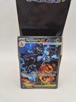 Mega Charizard X EX SIR 125/094 Phantasmal Flames English Pokemon TCG Pack Fresh - Image 1