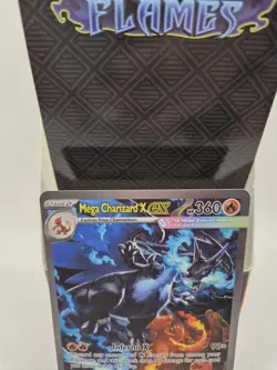 Mega Charizard X EX SIR 125/094 Phantasmal Flames English Pokemon TCG Pack Fresh - Image 2